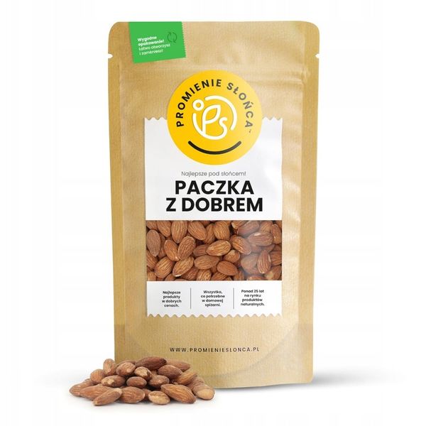 Migdały Prażone Solone 500 g Promienie Słońca zdjęcie 2