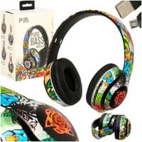 Słuchawki Bezprzewodowe Nauszne Bluetooth RGB Gaming Sport 200 mAh