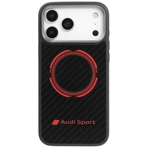Etui Audi RSQ Carbon Fiber Sport Red Circle MagSafe do iPhone 17 Pro Max na Arena.pl