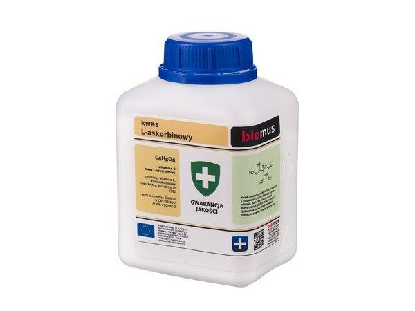Witamina C Kwas L-askorbinowy 500g BIOMUS zdjęcie 1