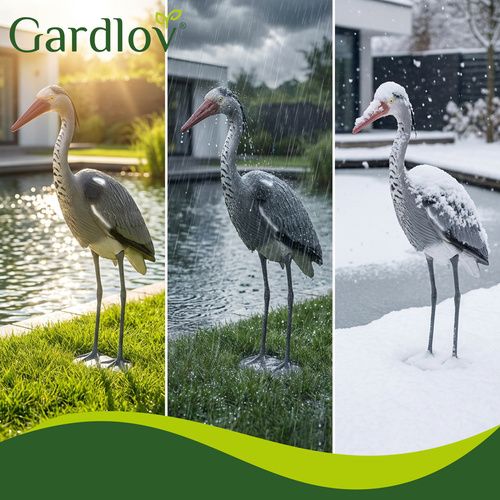 Dekoracja Ogrodowa- Czapla Gardlov zdjęcie 16