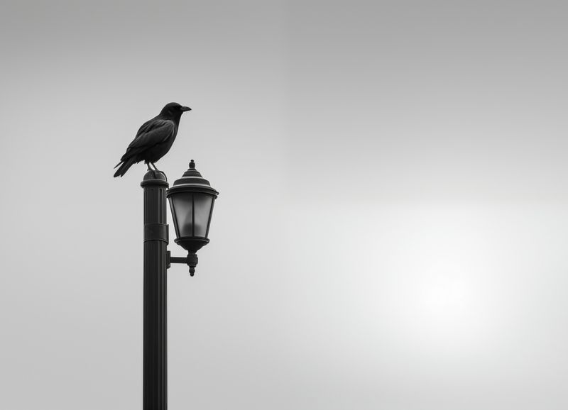Plakat 18x13cm Samotny Postój Kruka zdjęcie 1