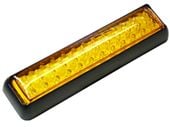 Lampa 25 LED 20x5cm pomarańczowa uniwersalna 12v 24v kierunki itp
