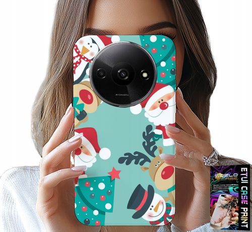 ETUI DO XIAOMI REDMI A3 - MIKOŁAJ, RENIFER BAŁWAN ŚWIĄTECZNE WZORY na Arena.pl