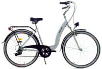 Rower Dallas City Alu 28" 7spd GE - biały z czarnym