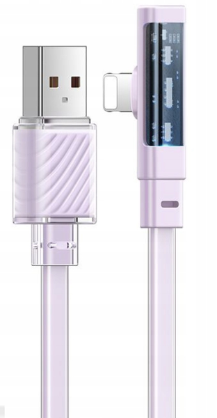 mcdodo kabel kątowy usb lightning płaski 36w do iphone 13 14 zdjęcie 13
