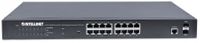 INTELLINET GIGABIT SWITCH 16X 10/100/1000 RJ45 POE+ 2X SFP MANAGED