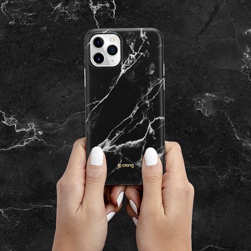ND38_CRG-MRB-IP11P-BLK Crong Marble Case ? Etui i na Arena.pl