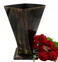 WAZON FLAKON NA KWIATY NA GRÓB NAGROBNY PLASTIKOWY ELEGANCKI NOWOCZESNY