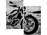 70X50CM OBRAZ MOTOCYKL VINTAGE ŚCIAN