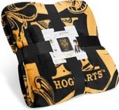 KOC POLAROWY NARZUTOWY KOCYK HARRY POTTER HOGWART 150x130cm PRZYTULNY