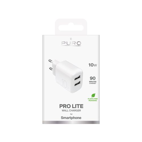 ładowarka sieciowa 2x usb-a prolite 10w - biała na Arena.pl
