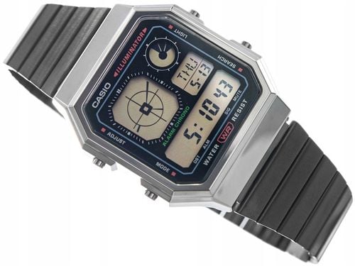 ZEGAREK CASIO A130WEGG-1AEF VINTAGE CZARNY NA BRANSOLECIE DATOWNIK na Arena.pl