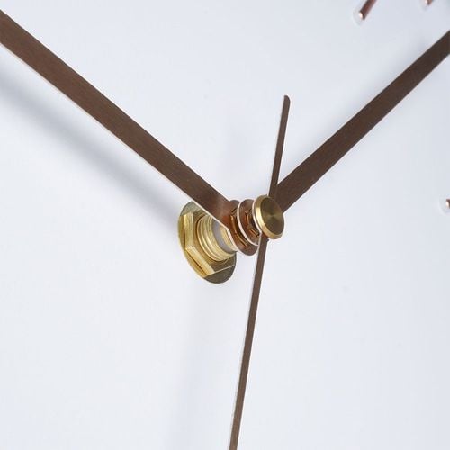 Zegar ścienny biały złoty 30 cm na Arena.pl