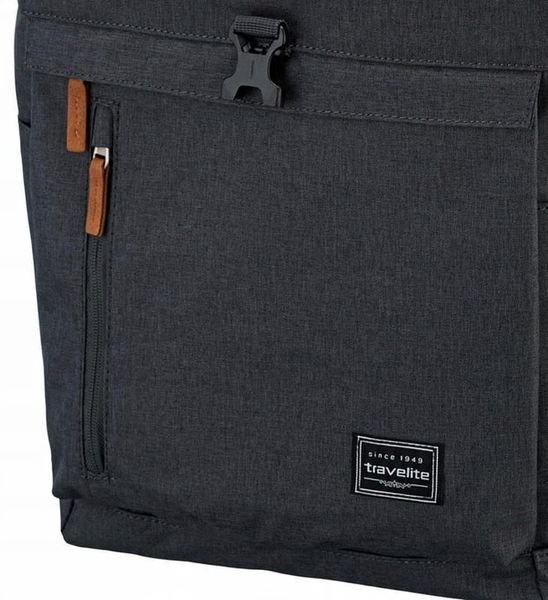 Plecak miejski rolowany Travelite Basics 35l na laptopa 15,6" antracyt zdjęcie 8