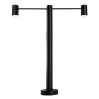 Słupek zewnętrzny stojący Niseko 9922 Shilo IP54 tuby metalowy czarny