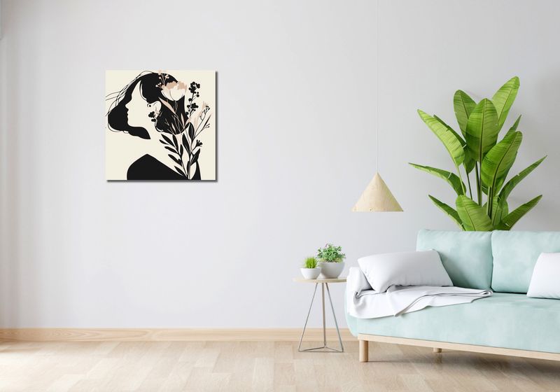 Obraz 60x60cm Szept w Głębi zdjęcie 2