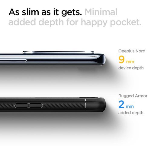 SPIGEN RUGGED ARMOR ONEPLUS NORD MATTE BLACK na Arena.pl