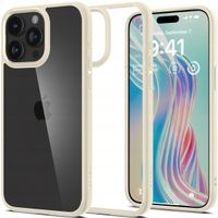 Etui Spigen Crystal Hybrid na iPhone 15 Pro Max - przezroczysto-beżowe