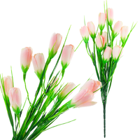 Krokusy Pudrowe Bukiet Krokusów Sztuczne Kwiaty Wiosenna Ozdoba Dekoracja