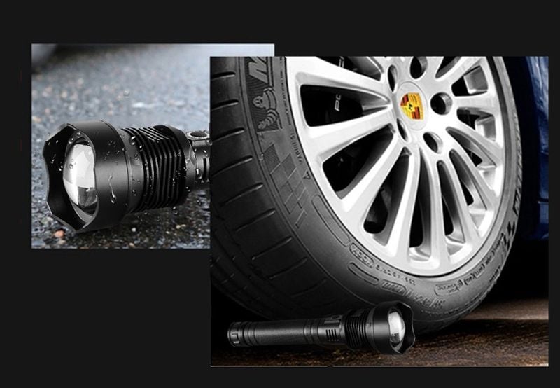 Mocna solidna latarka LED 15000lm 1000m USB Zoom zdjęcie 8