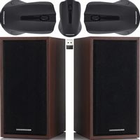 ZESTAW 2W1 GŁOŚNIKI +MYSZKA WIFI ZESTAW KOMPUTEROWY DO KOMPUTERA PC LAPTOPA