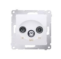 Simon54 Gniazdo AntenoweRTV-SAT końcowe DASK.01/11 biały