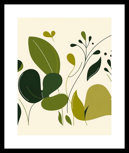 Plakat 40x50cm Świeżość Liści zdjęcie 3