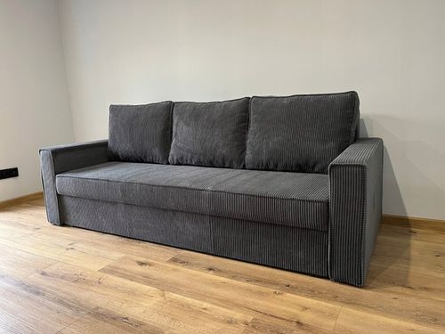 SOFA ROZKŁADANA Z FUNKCJĄ SPANIA, KANAPA SOFIA SPRĘŻYNY BONELL SZTRUKS na Arena.pl