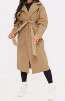 prettylittlething PŁASZCZ DAMSKI 36 trencz