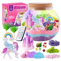 Zestaw Kreatywny Magiczne Terrarium Jednorożca DIY z Podświetleniem LED