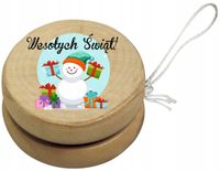 nadruk UV Drewniane JOJO prezent na święta mikołajki TWÓJ NAPIS różne wzory