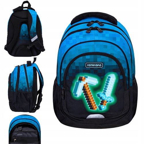 plecak astrabag blue pixel 4152 na Arena.pl
