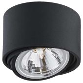 Natynkowa lampa sufitowa LUMOS 1 70254402 Kaspa spot metalowy czarny