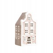Domek LED BARON kamienica 8,5x7,5x16 cm HOMLA