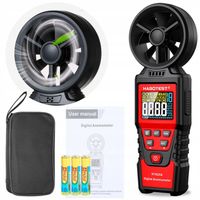 ANEMOMETR WIATROMIERZ MIERNIK SIŁY WIATRU POMIAR OBJĘTOŚCI PRĘDKOŚCI WIATRU