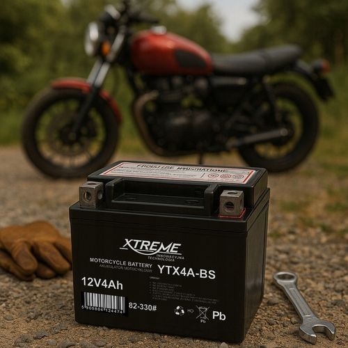 AKUMULATOR MOTOCYKLOWY XTREME 12V 4Ah BEZOBSŁUGOWY SKUTER MOTOR QUAD ATV na Arena.pl