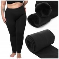 Leginsy Ocieplane Futerkiem Legginsy Grube Getry Z Wysokim Stanem