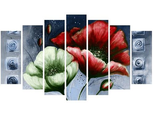 OBRAZ CZERWONE ZIELONE MAKI na Arena.pl