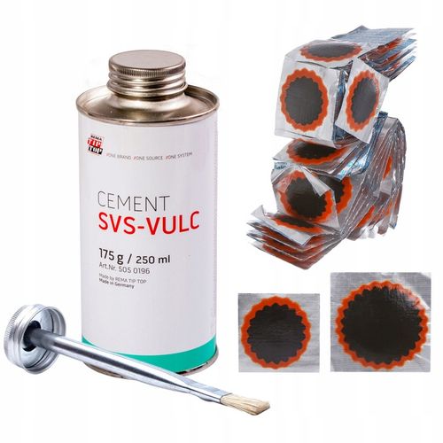 Zestaw łatek łatki do naprawy dętek z klejem klej marki TipTop na Arena.pl