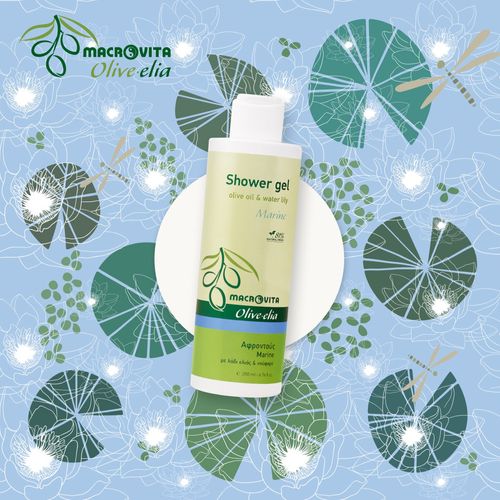 MACROVITA Olive.elia Marine żel pod prysznic z bio-oliwą i lilią wodną 200ml na Arena.pl