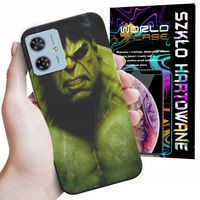 ETUI DO MOTOROLA MOTO G55 - HULK AVENGERS SPIDERMAN MARVEL + SZKŁO