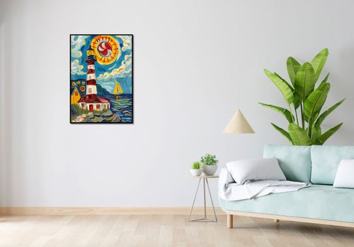Plakat 59,4x84,1cm Żywa Przystań na Arena.pl