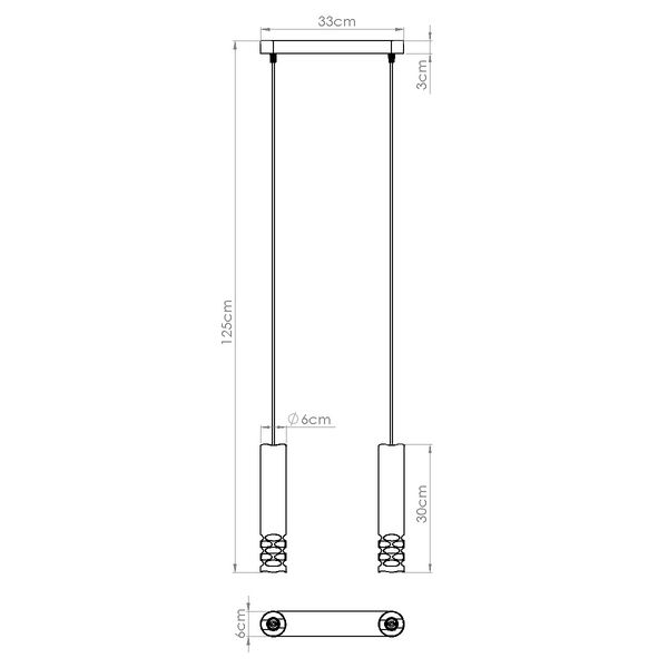 Lampa wisząca LIRO 2 biały zdjęcie 10
