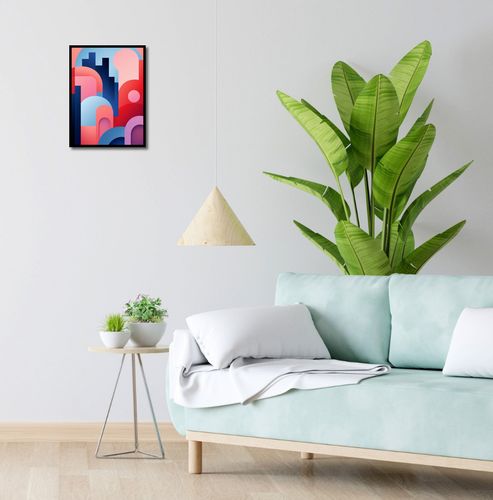 Plakat 30x40cm Miasto Kolorów na Arena.pl