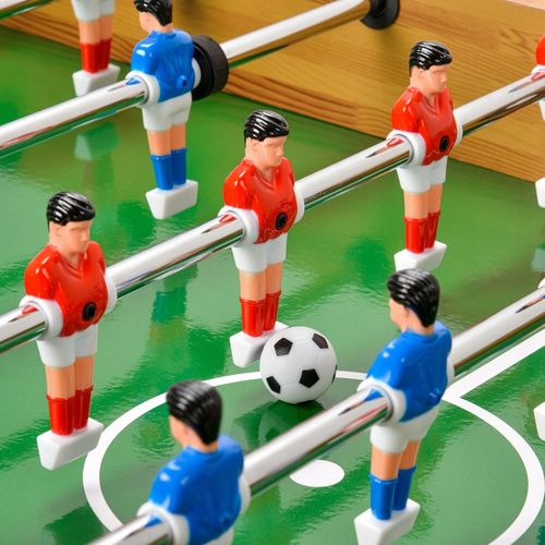 DUŻY STÓŁ DO PIŁKARZYKÓW PIŁKARZYKI METEOR 121x61x80 cm 4-4-2 MDF LAMINAT na Arena.pl