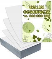 Ulotki A4 100 szt firmowe reklamowe OGRODNICTWO + PROJEKT GRATIS