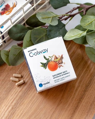 Witamina C COLWAY: Ekstrakt z gorzkiej pomarańczy i kiełkujące gryki 100kap na Arena.pl