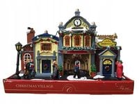 ŚWIĄTECZNE MIASTECZKO CHRISTMAS VILLAGE LED RUCH DZWIĘK OUTLET