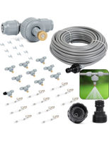 Kurtyna wodna do ogrodu mgiełka PRO 20m + 10 dysz